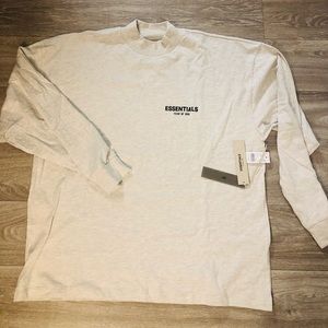 FEAR OF GOD ESSENTIALS from PacSun- Light Oatmeal Long Sleeve size XL Men Shirt
